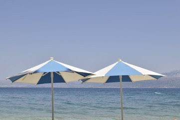 Beach umbrellas