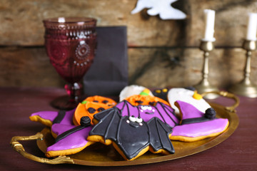 Halloween cookies on the server