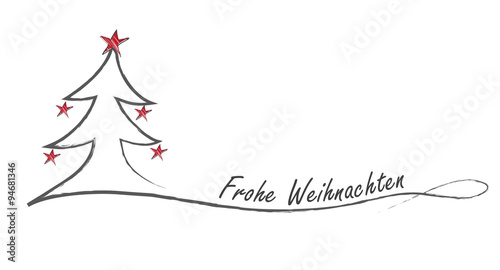 Deutsch, frohe, weihnachten., fröhlich, weihnachten., inscription "Weihnachtsgruß - deutsch" Stockfotos und lizenzfreie Vektoren auf