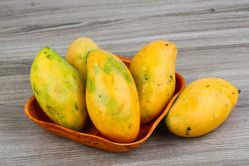 Ripe yellow mango