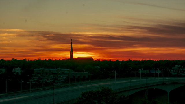 Stora Essinge Church timelapse 1080