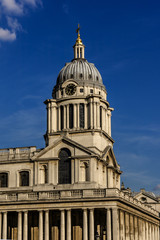 View of Old Royal Naval College (1873) building. London, England