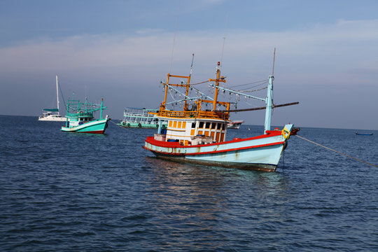 Thai fishing schooner