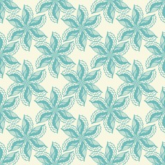 seamless ornamental pattern. Decoration for background, postcards. Wallpaper.Vector illustration.