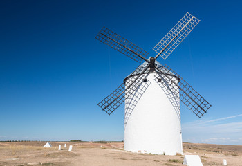 Windmill at Campo de Criptana La Mancha, Spain