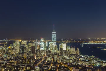Fotobehang specular skyline view of New York © travelview