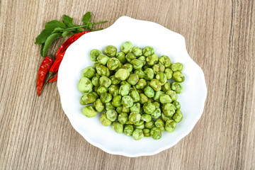 Wasabi peas