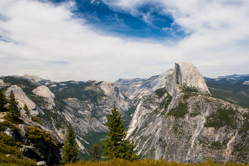 Glacier Point in Yosemite National Park, California, USA