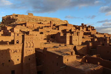 View of Ait Ben Haddou Kasbah. Morocco