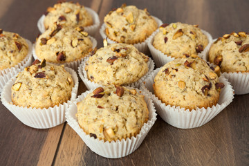 Hazelnut and Walnut Muffins