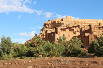 Fototapeta premium View of Ait Ben Haddou Kasbah. Ourzazate. Morocco