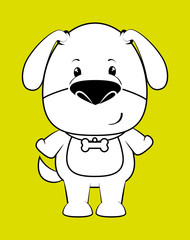 Pet and animals funny cartoon