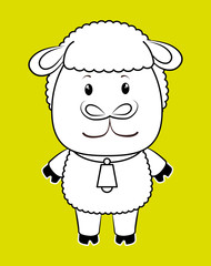 Pet and animals funny cartoon