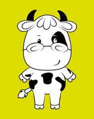 Pet and animals funny cartoon