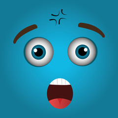 Funny emoticon cartoon design