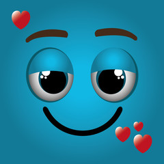 Funny emoticon cartoon design