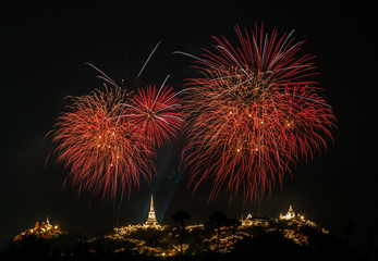 Pranakornkiri Annual Festival at Petchaburi, Thailand