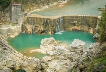 Papier Peint photo Barrage Dam in Nepal