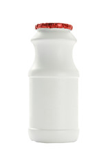 Bottle milk container/Plastic bottle milk container isolated on white background.