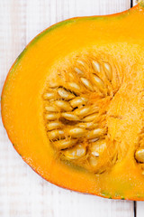 closeup of a pumpkin 
