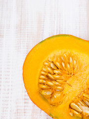 closeup of a pumpkin 
