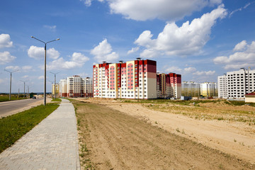 Fototapeta na wymiar new construction . Belarus