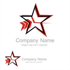 Obraz premium Red Star Logo