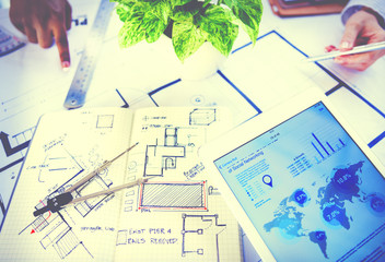 Business Messy Creative Strategy Education Occupation Concept