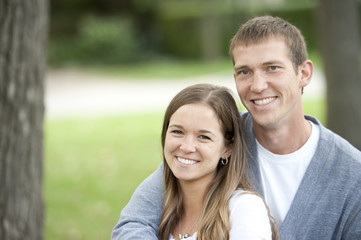 Naklejka premium Young Happy Couple