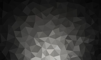 low poly background black 3
