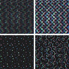 螺鈿細工パターン詰め　和柄