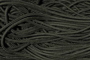 Fototapeta na wymiar group of black rope