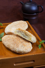 Chinese food, sesame cake