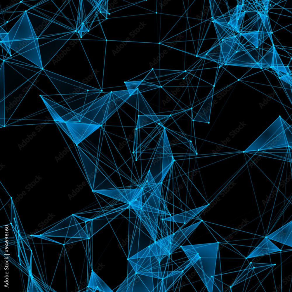 Poster abstract background with dotted grid