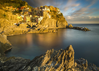 Miasteczko Manarola ,Liguria,Włochy  © Mike Mareen