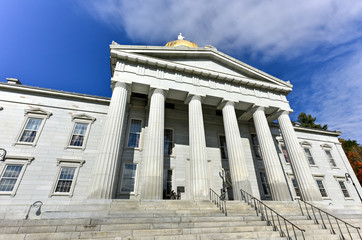 Obraz premium The State Capitol Building in Montpelier Vermont, USA
