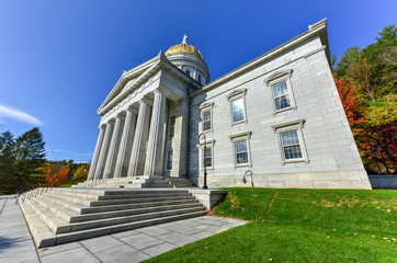 Obraz premium The State Capitol Building in Montpelier Vermont, USA