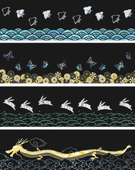 螺鈿細工ボーダー詰め