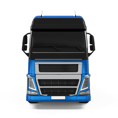 Blue Cargo Delivery Truck