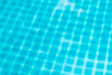 Blurred abstract background of floor in swimming pool