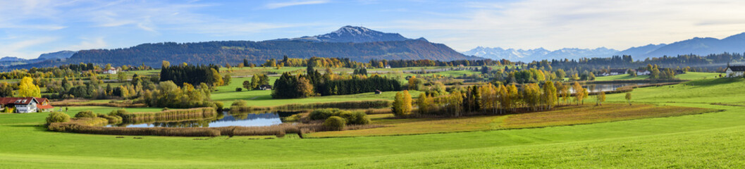 Fototapeta na wymiar Landschaften im Allgäu