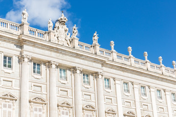 Fototapeta na wymiar Royal Palace, Madrid, Spain