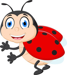 Obraz premium Cute ladybug cartoon