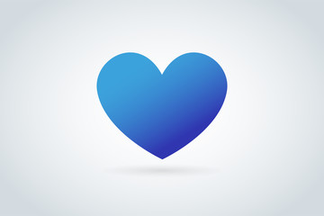 Heart icon vector logo