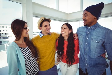 Young creative team having a meeting