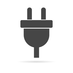 Obraz premium Electric plug sign icon, Power energy symbol 