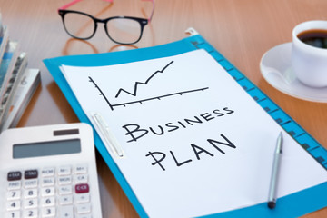 Business  plan grow up concept