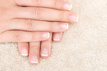 Naklejka premium French Manicure