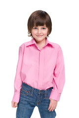 Fototapeta premium Fashion little boy