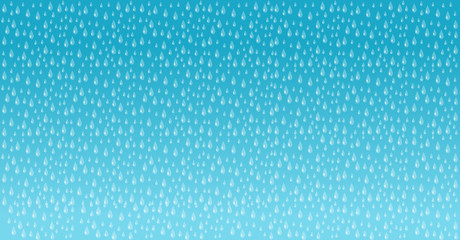 Vector illustration of the rain background with drops.